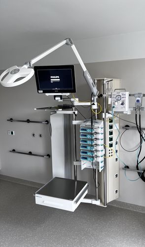 Trave testaletto a muro - IME 1500/dublex - modul technik - verticale / per reparto di terapia intensiva / personalizzabile