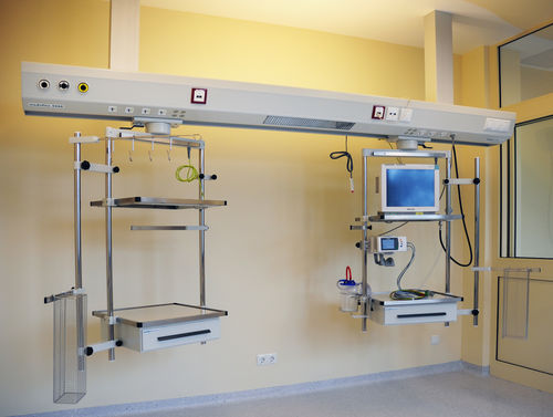 Trave tecnica a soffitto - moduflex 2500 - modul technik - per terapia intensiva / modulare