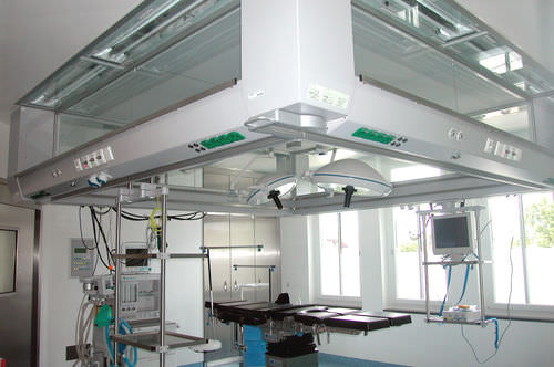 Sala operatoria integrato - OP 3800 - modul technik - a flusso laminare / ibrido