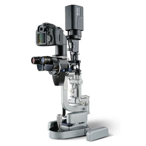 Lampada a fessura digitale - BX 900 - Haag-Streit Surgical - da tavolo