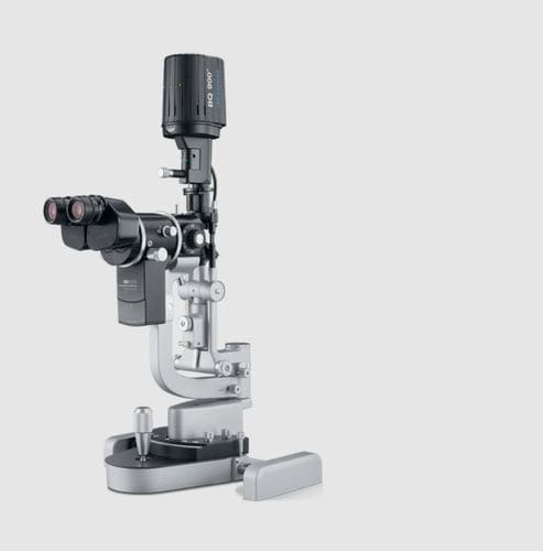 Lampada a fessura digitale - BQ 900 - Haag-Streit Surgical - da tavolo
