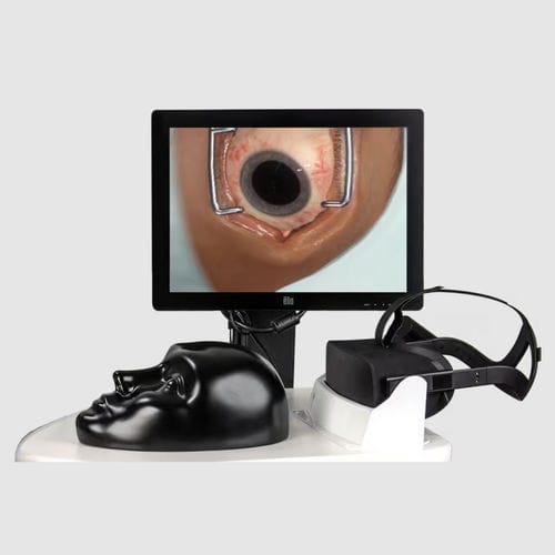 Simulatore didattico - Haag-Streit Surgical - per cure oftalmiche / workstation / realtà virtuale