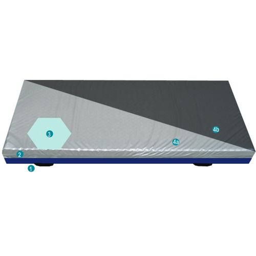 Materasso per letto ospedaliero - Favusan® - Moltoplast healthcare - in espanso / a pressione alternata / 90x200 cm