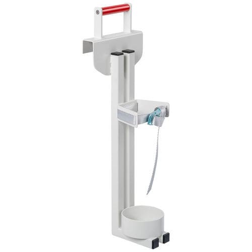 Supporto per bombole di ossigeno - SINGLE  - MTH Medical GmbH - per installazione sopra il letto / mobile / in acciaio inossidabile