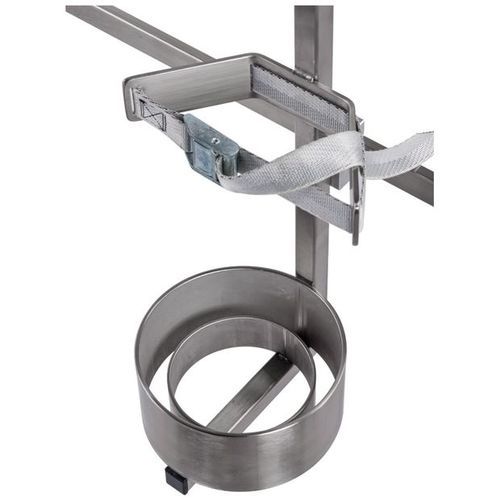 Supporto per bombole di ossigeno - ZFH042+5-N - MTH Medical GmbH - modulare / in acciaio inossidabile
