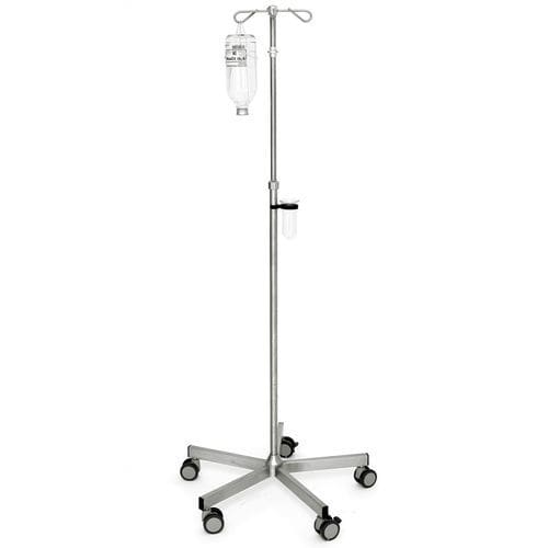 Asta portaflebo con rotelle - I325000 E - MTH Medical GmbH - 2 ganci / telescopica / ad altezza regolabile