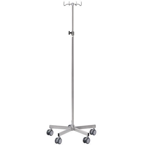 Asta portaflebo con rotelle - I3250008-SL - MTH Medical GmbH - 4 ganci / telescopica / ad altezza regolabile