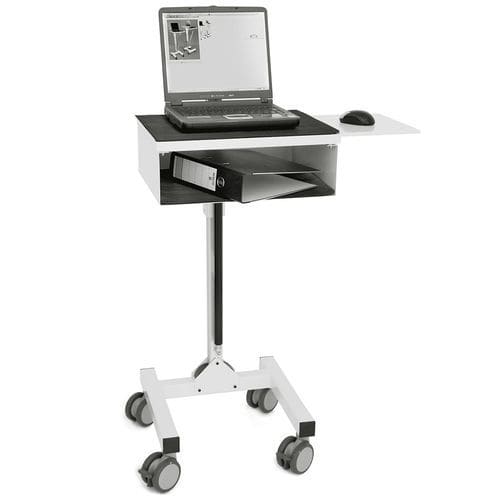 Carrello informatico accessori - MobiCart Soft - MTH Medical GmbH - ad altezza regolabile