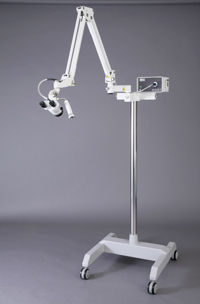 Microscopio diagnostico ORL - SN-100（T） - Nagashima Medical Instruments - con rotelle