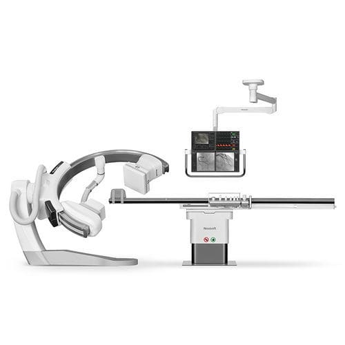 Sistema di fluoroscopia digitale - NeuAngio 33F - Neusoft Medical Systems  - per angiografia / con amplificatore di brillanza fissato a pavimento / a pavimento
