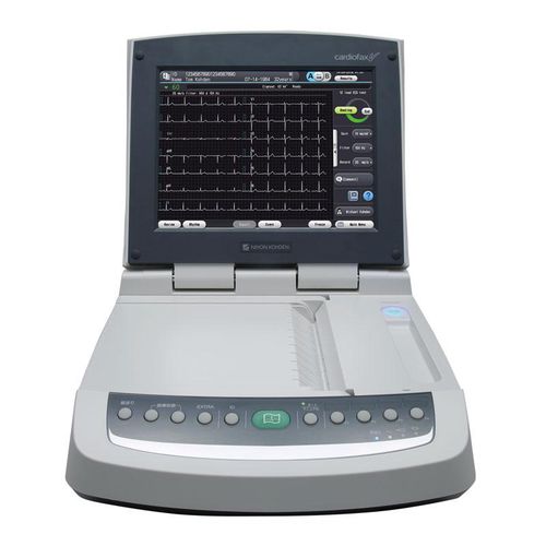 Elettrocardiografo da riposo - Cardiofax V  - Nihon Kohden Europe - con prova da sforzo / 12 canali / 15 canali