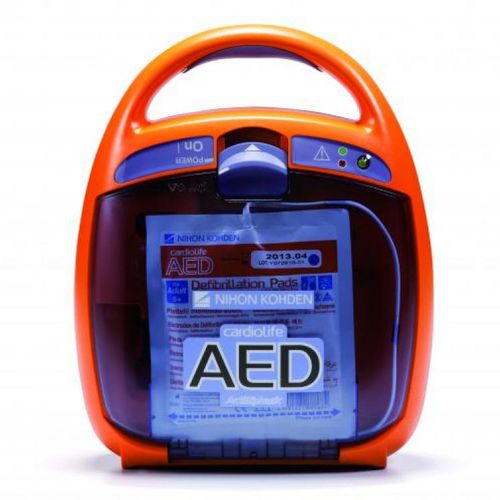 Defibrillatore esterno automatico - Cardiolife - Nihon Kohden Europe - per spazio pubblico / bifasico / con connessione wireless