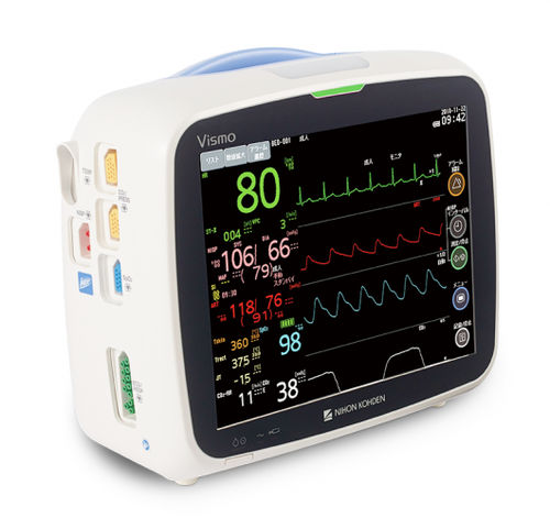 Monitor multiparametrico portatile - Vismo - Nihon Kohden Europe - compatto / comodino / ECG