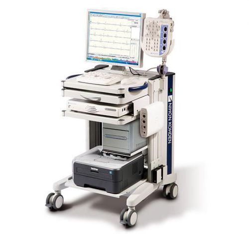 Elettromiografo 2 canali - Neuropack X1 - Nihon Kohden Europe - compatto / con carrello / con monitoraggio dei potenziali evocati
