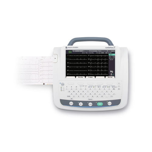 Elettrocardiografo da riposo - Cardiofax S - Nihon Kohden Europe - 6 canali / digitale / con stampante