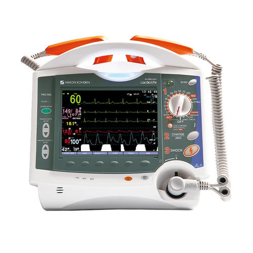 Defibrillatore esterno automatico - Cardiolife - Nihon Kohden Europe - bifasico / Bluetooth / con monitor multiparametrico