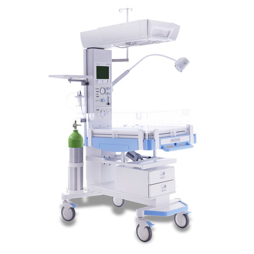 Tavolo di rianimazione neonatale con ventilatore - HKN-500 series - Ningbo David Medical Device - con bilancia / con contenitore / con touch screen