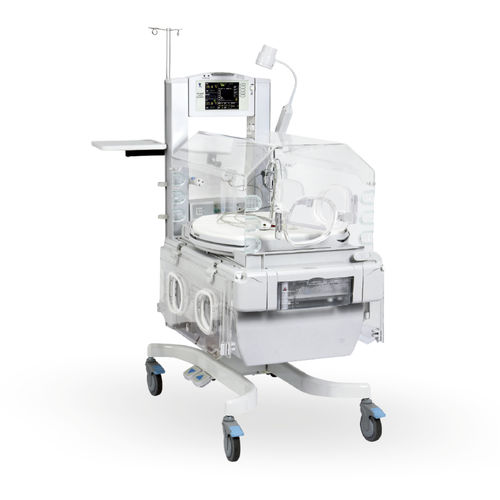 Incubatrice neonatale con rotelle - YP-2008 - Ningbo David Medical Device - ad altezza regolabile / con monitor / con contenitore