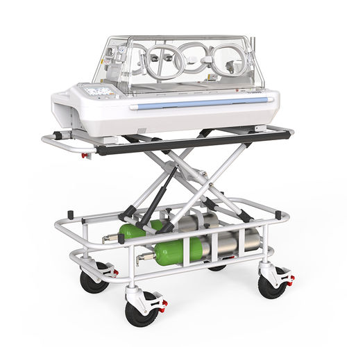 Incubatrice neonatale di trasporto - TI-3000B - Ningbo David Medical Device - con rotelle / ad altezza regolabile / con touch screen
