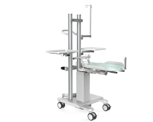 Culla pediatrica pediatrica - YC-300 - Ningbo David Medical Device - ad altezza regolabile / con rotelle / con barriere laterali