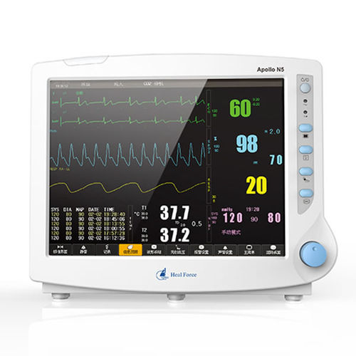 Monitor paziente con sensore separato - Apollo N5 - Heal Force - da tavolo / portatile / ECG