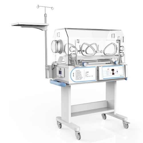 Incubatrice neonatale con rotelle - YXK-6G - Heal Force - con monitor / con lampada per fototerapia / con 4 finestre operative