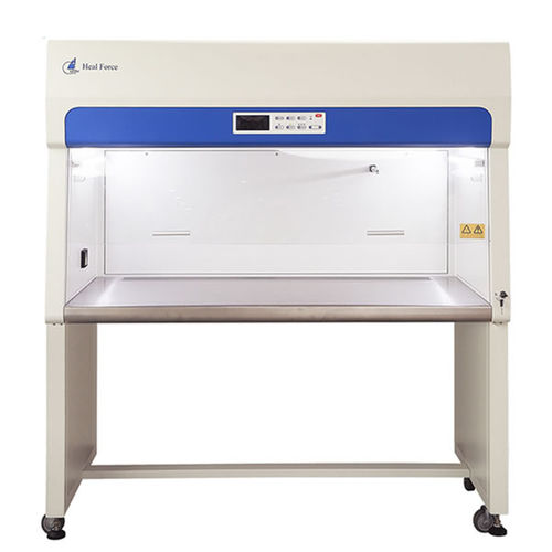 Banco pulito di decontaminazione - AlphaClean 1300 - Heal Force - da laboratorio / con rotelle / a flusso laminare verticale