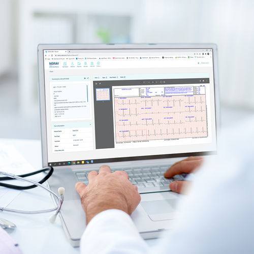 Software per ospedale - NEMS Web - NORAV Medical - per ambulatorio / per ECG / per cartelle cliniche elettroniche
