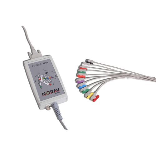 Elettrocardiografo da riposo - 1200HR-T - NORAV Medical - 15 canali / per PC