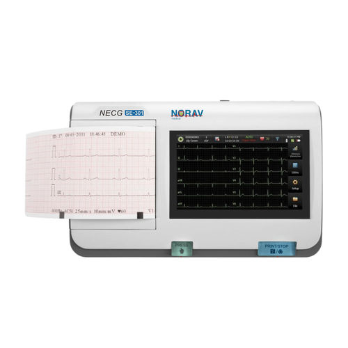 Elettrocardiografo da riposo - NECG SE-301 - NORAV Medical - 3 canali / digitale / con stampante