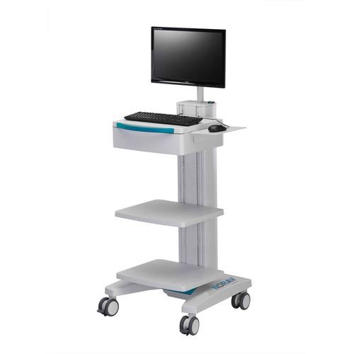 Carrello medico - T4 - NORAV Medical - per ECG / in alluminio / in plastica