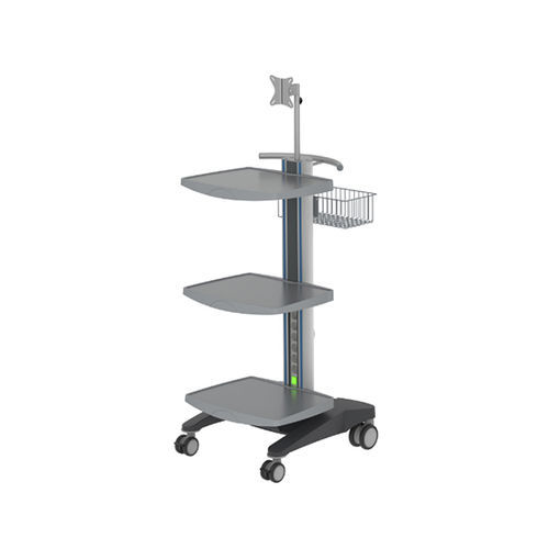 Carrello medico - T5-H3 - NORAV Medical - per ECG / di trasporto / in alluminio