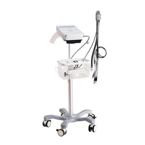 Carrello per ECG - NECG-12-T - NORAV Medical - medico / ospedaliero / di trasporto