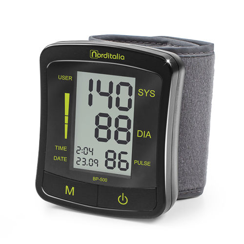 Sfigmomanometro elettronico automatico - BP-500 - Norditalia - per polso / a batteria ricaricabile / con connessione wireless