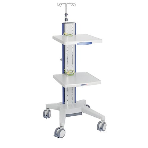 Carrello per dispositivi medici - Vexio Cart - Nouvag - di trasporto / con piano di appoggio / 3 ripiani