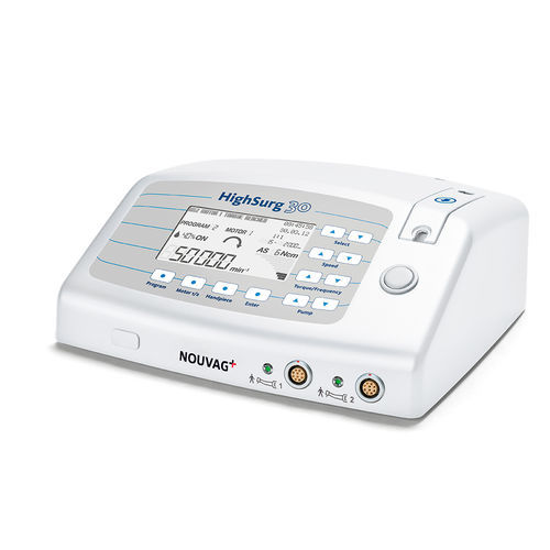 Unità di controllo per micromotore per chirurgia - HighSurg 30 - Nouvag - elettrica / a pedale / da incasso