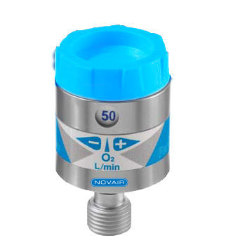 Flussometro di ossigeno - Novair Oxyplus Technologies - di gas / d'aria