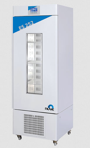 Incubatore da laboratorio per industria farmaceutica - ES series - Nüve - da banco / in acciaio inossidabile / 1 porta