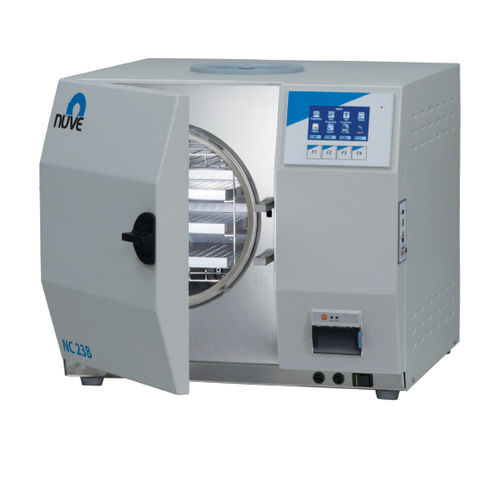 Sterilizzatore medico veterinario - NC series - Nüve - a vapore / da banco / con vuoto frazionato