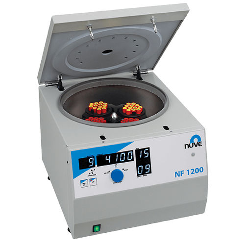 Centrifuga da laboratorio - NF 1200 - Nüve - multifunzione / di sangue / da banco