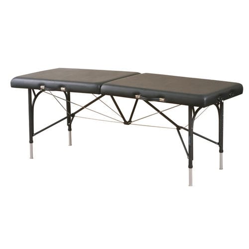 Lettino da massaggio meccanico - 36639-T - Oakworks Med - portatile / con schienale ad altezza regolabile / a 2 sezioni