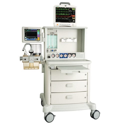 Sistema per anestesia su carrello - ASTRA 3i - OES Medical - con monitoraggio respiratorio