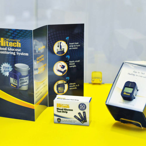 Glucometro automatico - Hitech  - OK Biotech  - elettrochimico / per ospedali / ematocrito