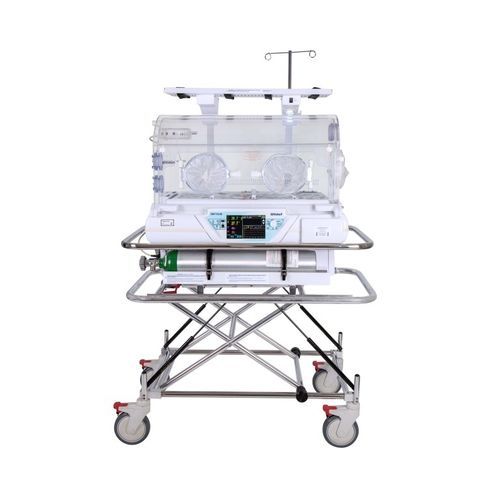 Incubatrice neonatale di trasporto - RWT Plus - Olidef Medical - con rotelle / con monitor / con 4 finestre operative