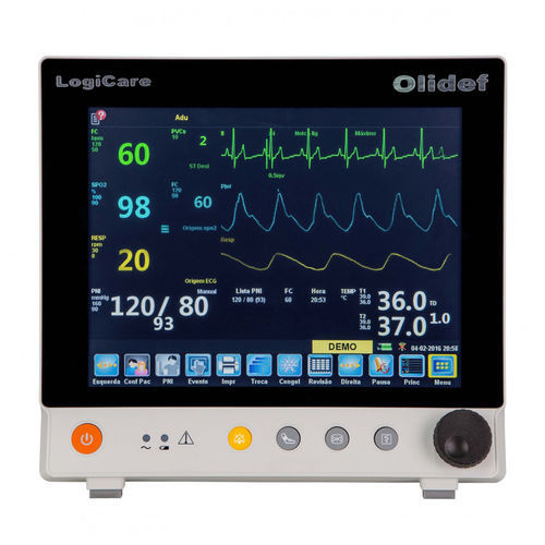 Monitor multiparametrico compatto - LOGICARE - Olidef Medical - portatile / comodino / ECG