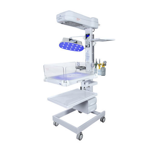 Riscaldatore radiante neonatale con contenitore - Matrix R  - Olidef Medical - con lampada per fototerapia / su rotelle