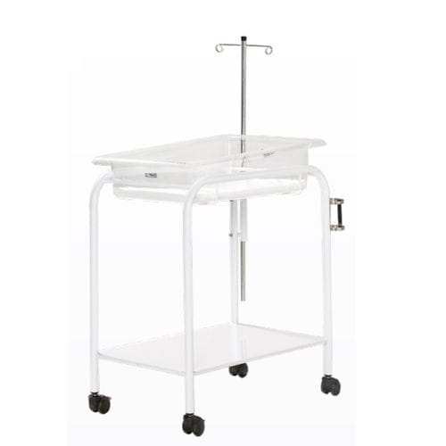 Culla pediatrica con rotelle - Olidef Medical - Trendelenburg / con asta portaflebo / trasparente
