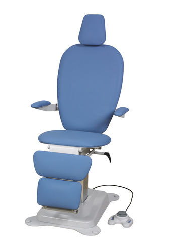 Poltrona per visita ORL - OP-S4 - OPTOMIC - elettrica / ad altezza regolabile / con poggiagambe