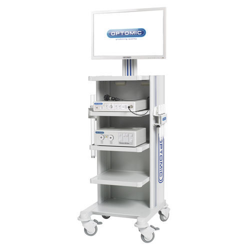 Carrello per endoscopia - STANDARD - OPTOMIC - di trasporto / 5 ripiani