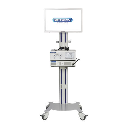Carrello per endoscopia - COMPACT - OPTOMIC - di trasporto / con cassetti / 1 ripiano